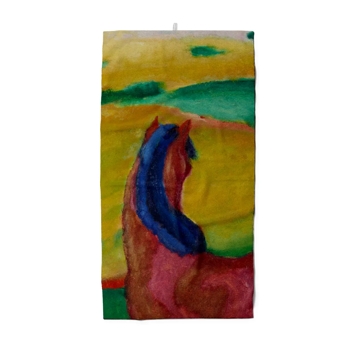 Handtuch Pferd in Landschaft - Franz Marc