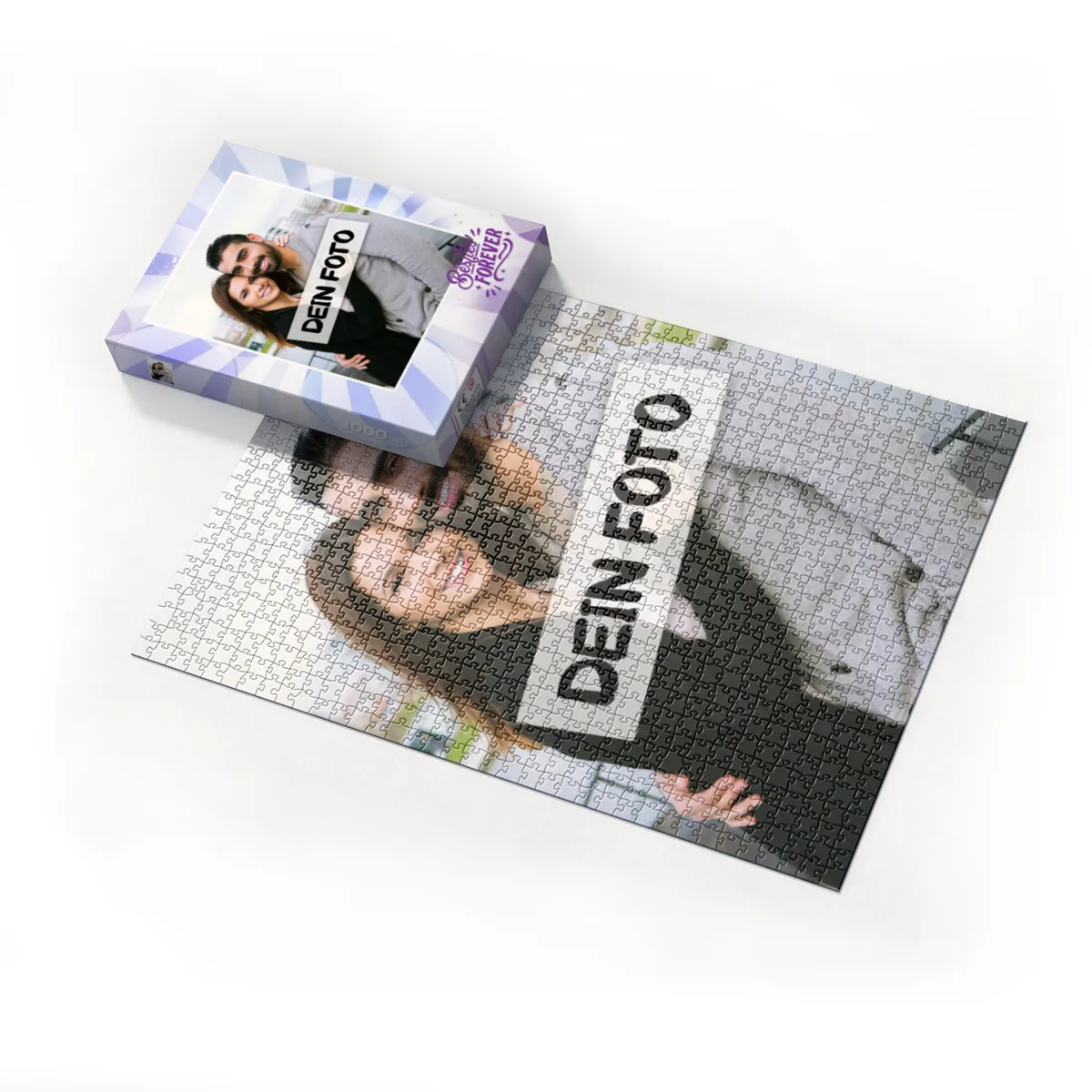 Fotopuzzle 500 Teile personalisiert für Erwachsene - Schachtel Besties