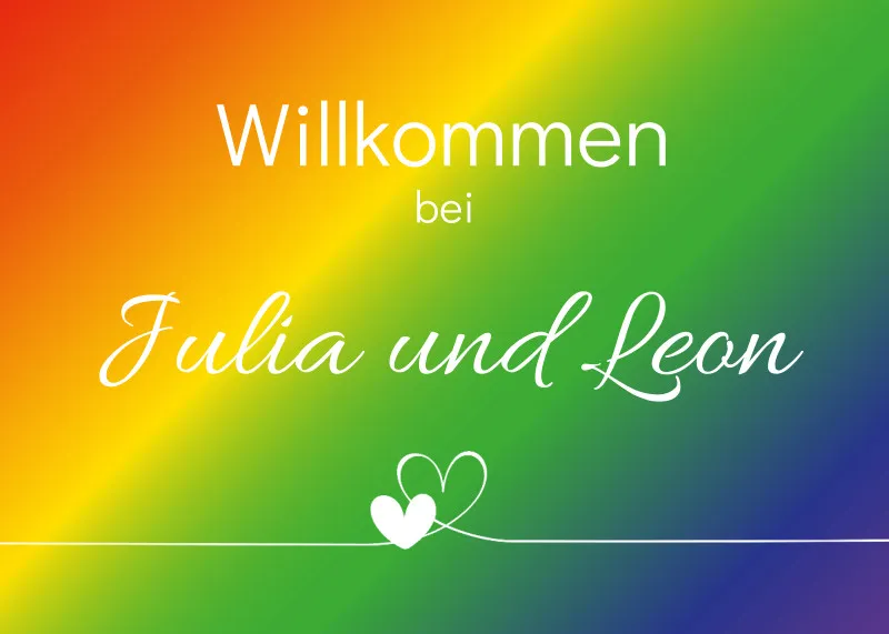 Personalisierte Fußmatte Willkommen Herzen - mit Name personalisierbar - Geschenk zum Einzug - Fußmatte Willkommen Herzen schwarz 70 x 50 cm