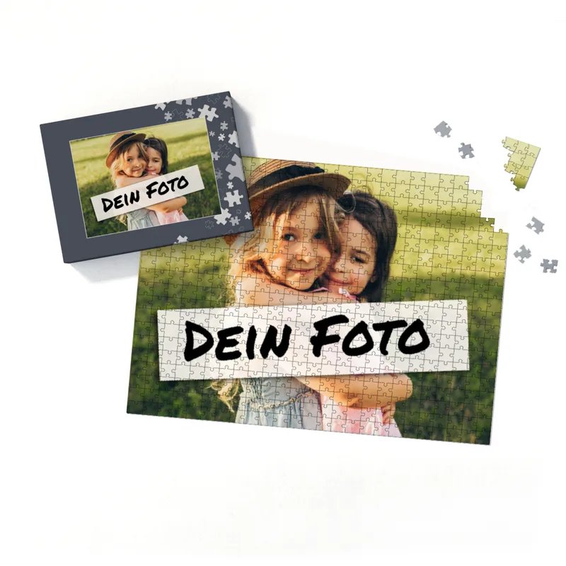 Fotopuzzle 500 Teile personalisiert Erwachsene - Schachtel Puzzleteile