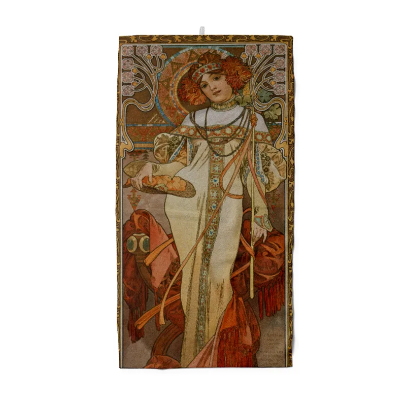 Handtuch Jahreszeiten: Der Herbst - Alfons Mucha