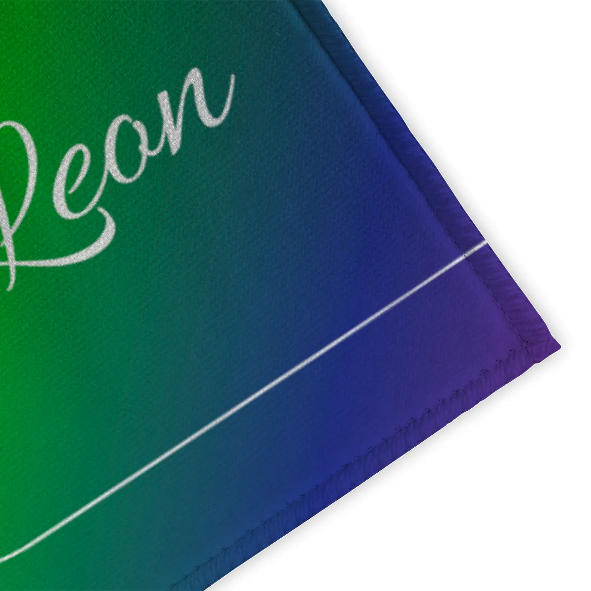 Personalisierte Fußmatte Willkommen Herzen - mit Name personalisierbar - Geschenk zum Einzug - Fußmatte Willkommen Herzen schwarz 70 x 50 cm