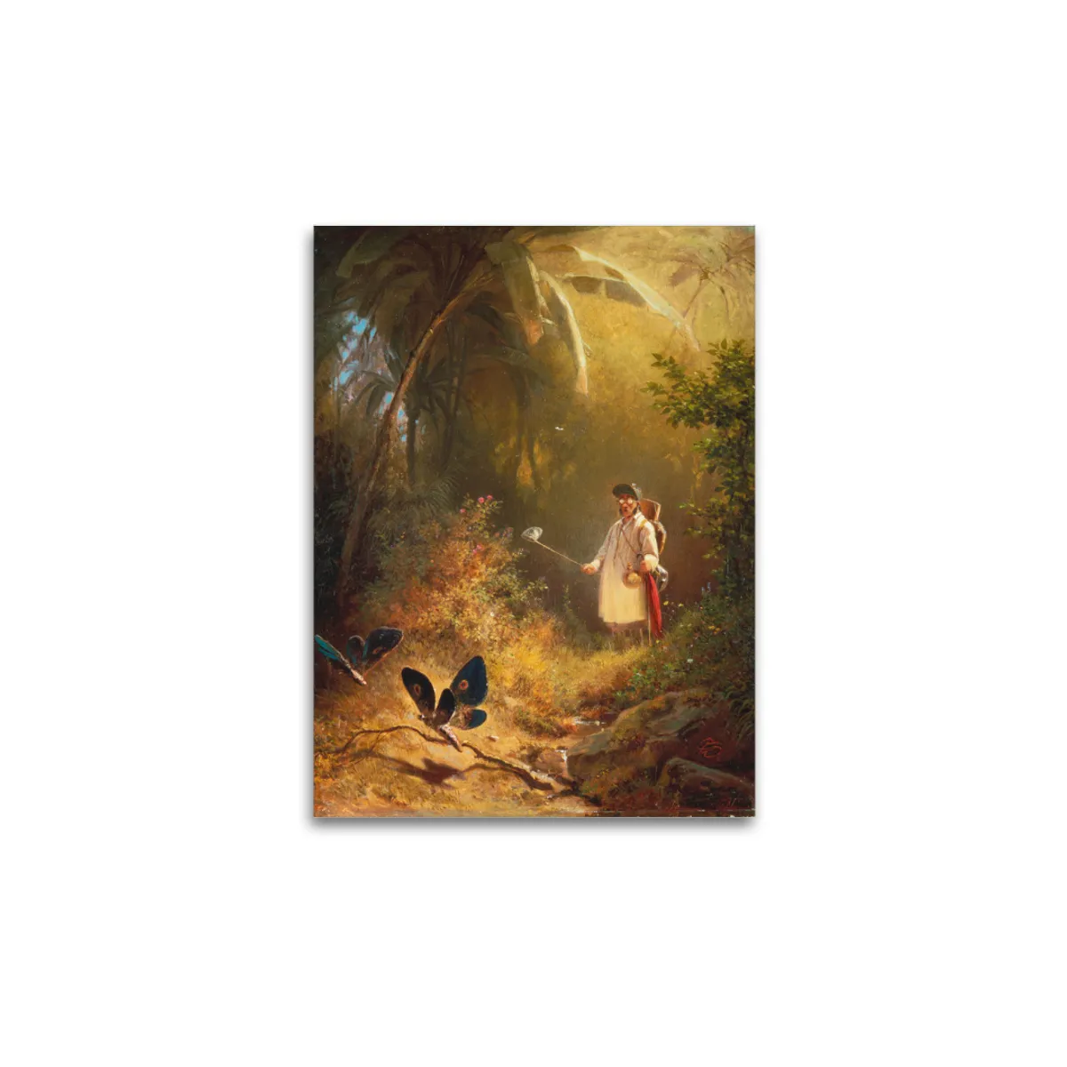 Premium-Leinwand Spitzweg