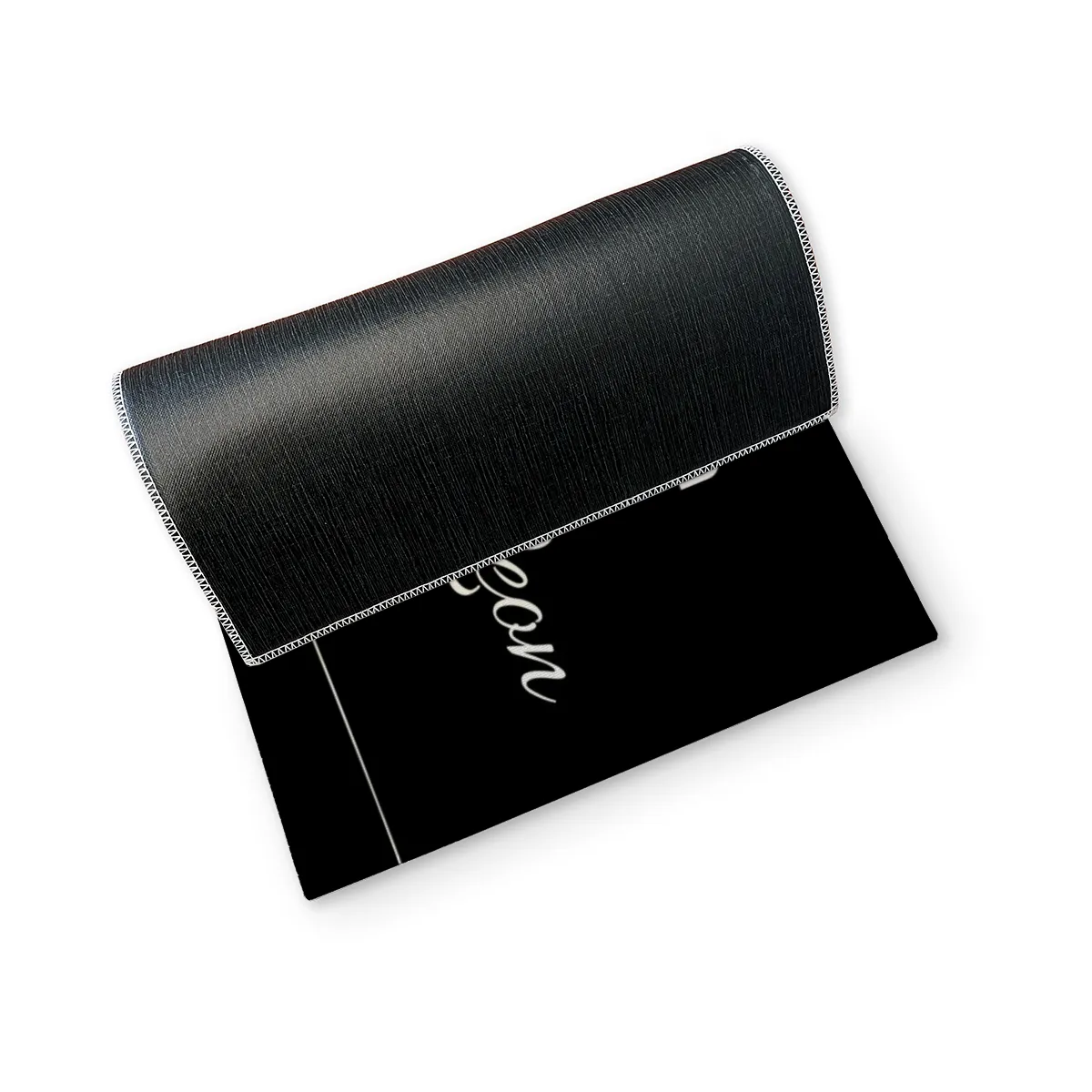 Personalisierte Fußmatte Willkommen Herzen - mit Name personalisierbar - Geschenk zum Einzug - Fußmatte Willkommen Herzen schwarz 70 x 50 cm