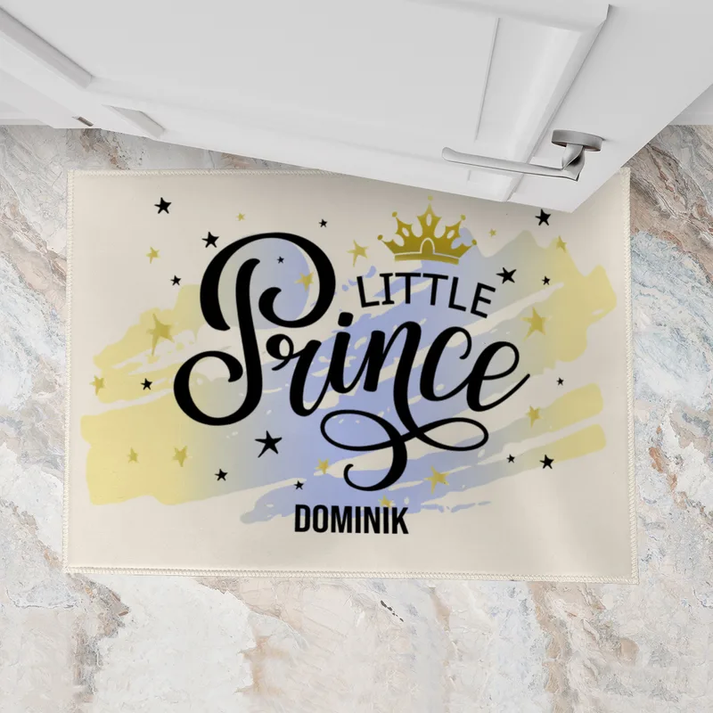 Little Princess - Fußmatte mit Namen personalisiert - Kinderzimmer