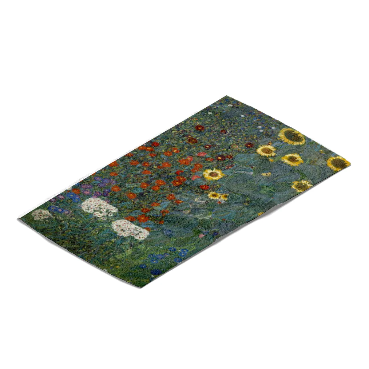 Badetuch Bauerngarten mit Sonnenblumen - Gustav Klimt