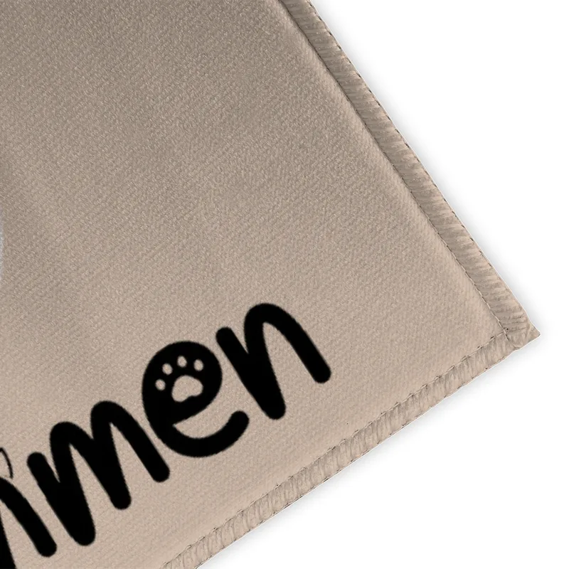 Fußmatte Willkommen im Cat-Style personalisiert mit Foto - Geschenkidee für Familie, Paare, zum Einzug - Türvorleger mit Bild bedruckt Willkommen Cat-Style 70 x 50 cm