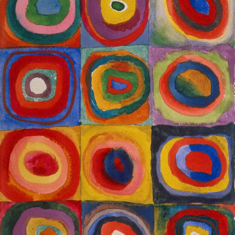 Motivbettwäsche Kandinsky - Farbstudie Baumwolle