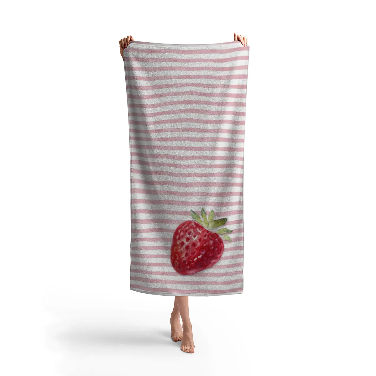 Strandtuch Strawberry Stripes
