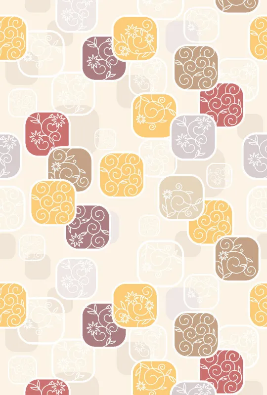 Bettwäsche-Set Herbstliche Ornamente Mikrofaser
