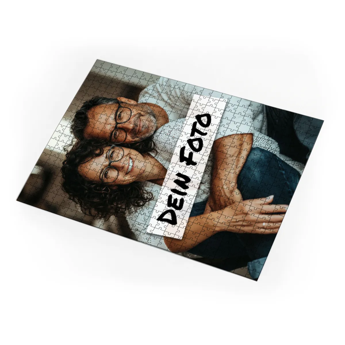 Fotopuzzle mit eigenem Bild - Fotopuzzle selbst gestalten 1000 Teile - Schachtel Pastellfarben - 1000 Teile Puzzle mit Foto - Geschenk Geburtstag Pastell 1000 Teile Quer