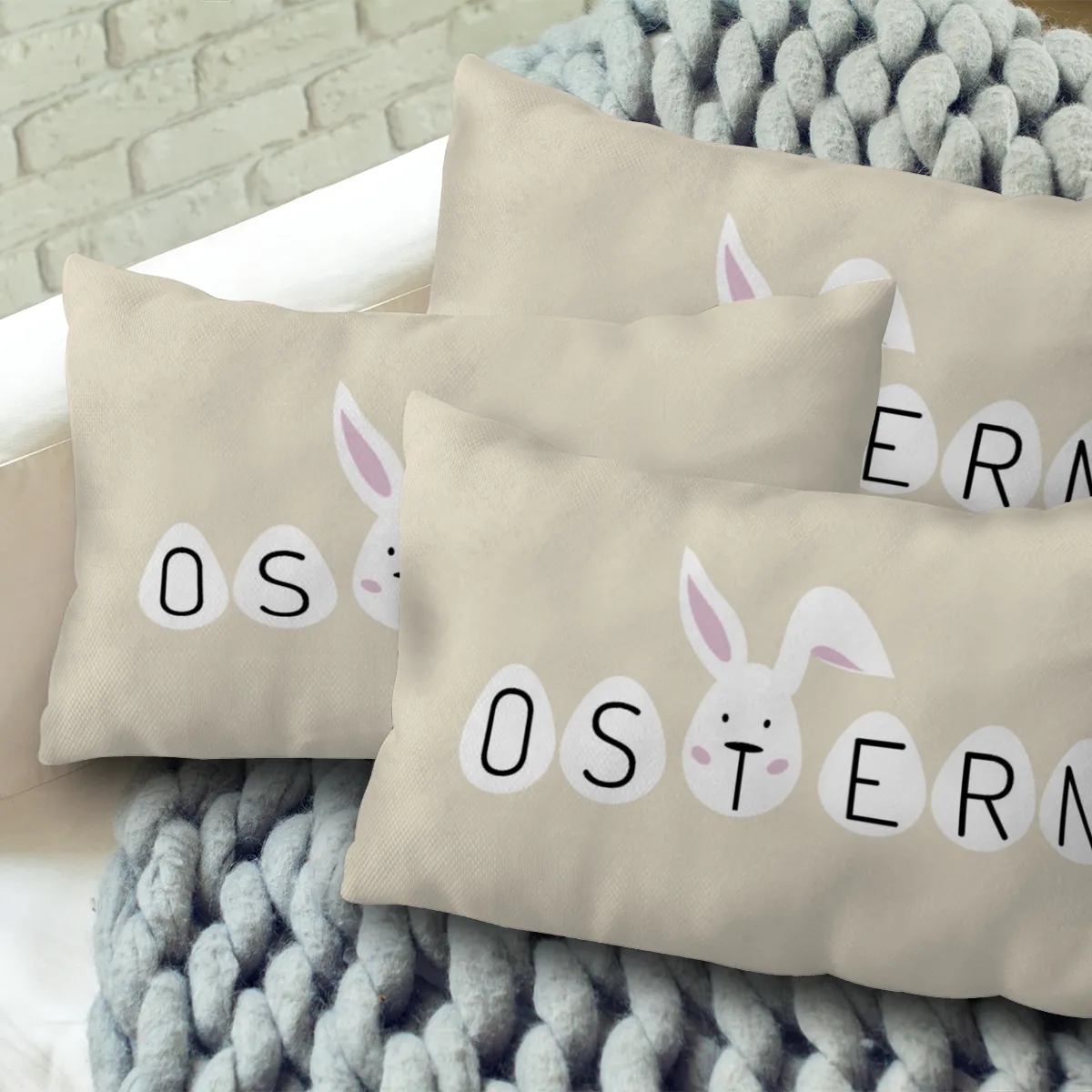 Samtkissenbezug Ostern