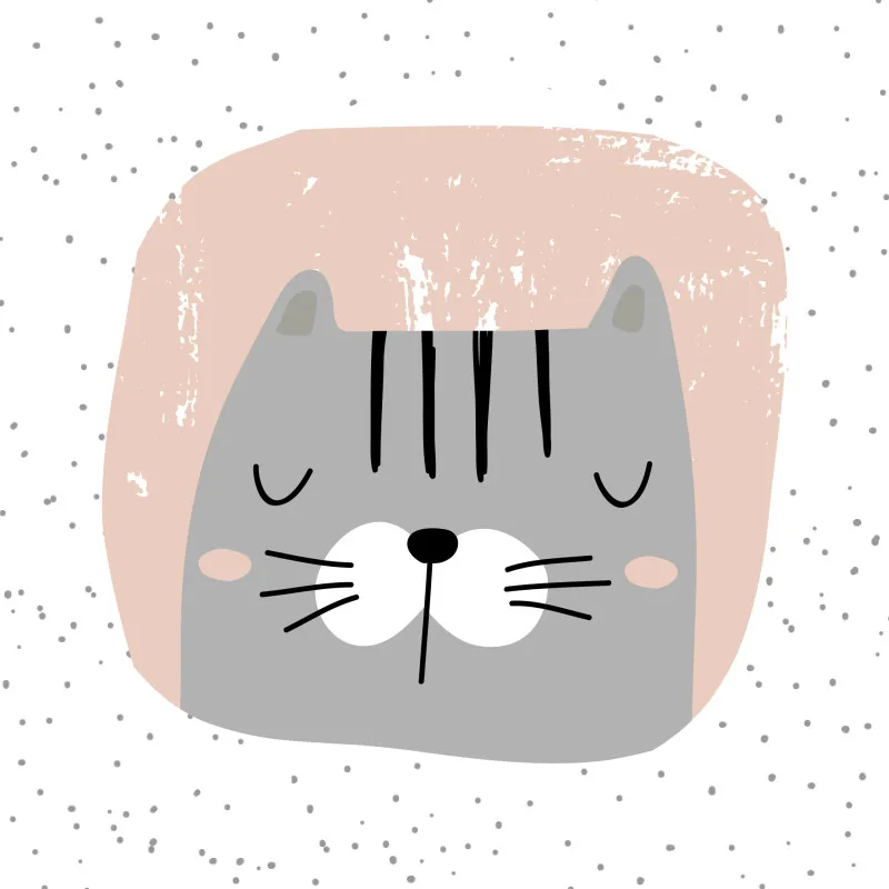 Samtkissenbezug Sweet Cat