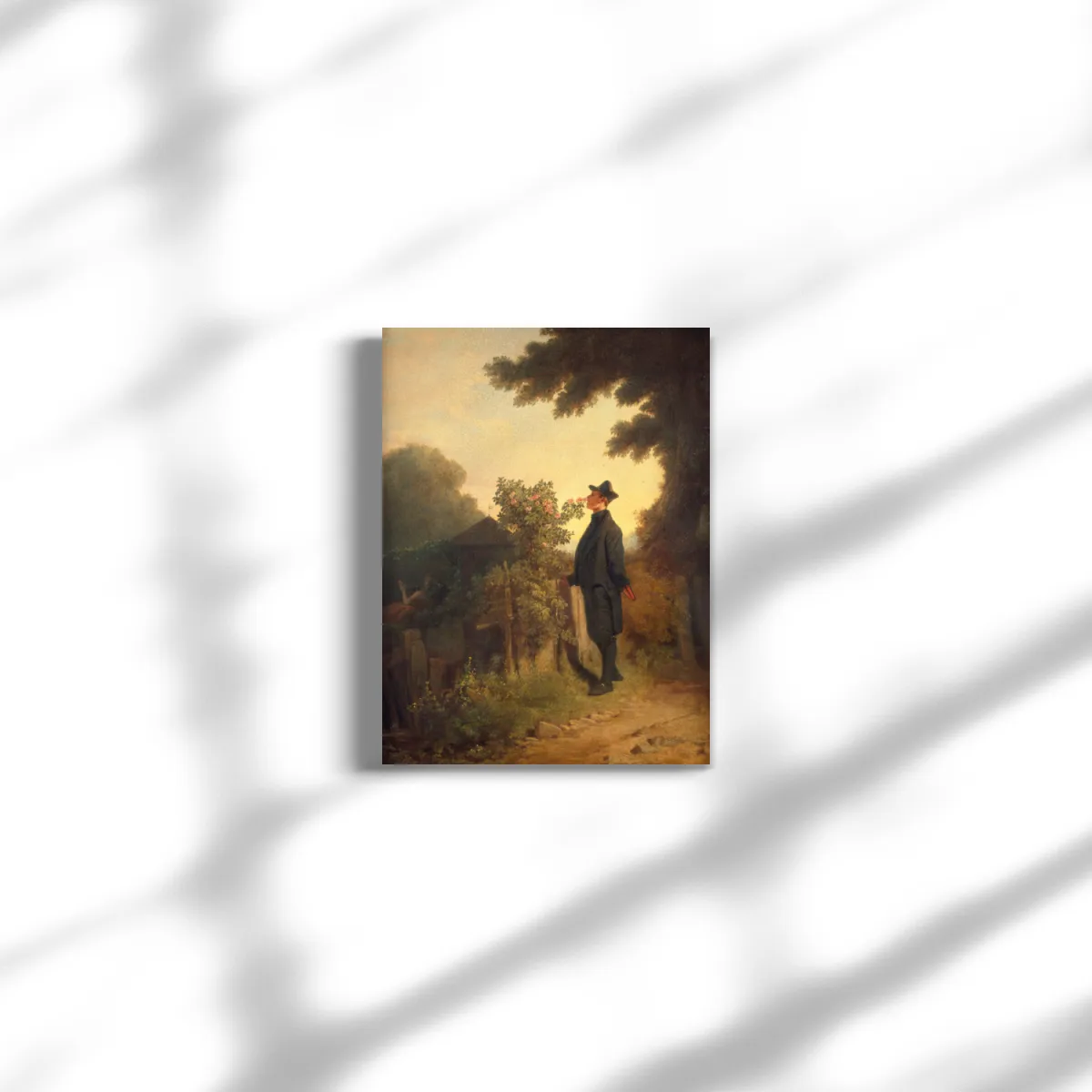 Premium-Leinwand Spitzweg