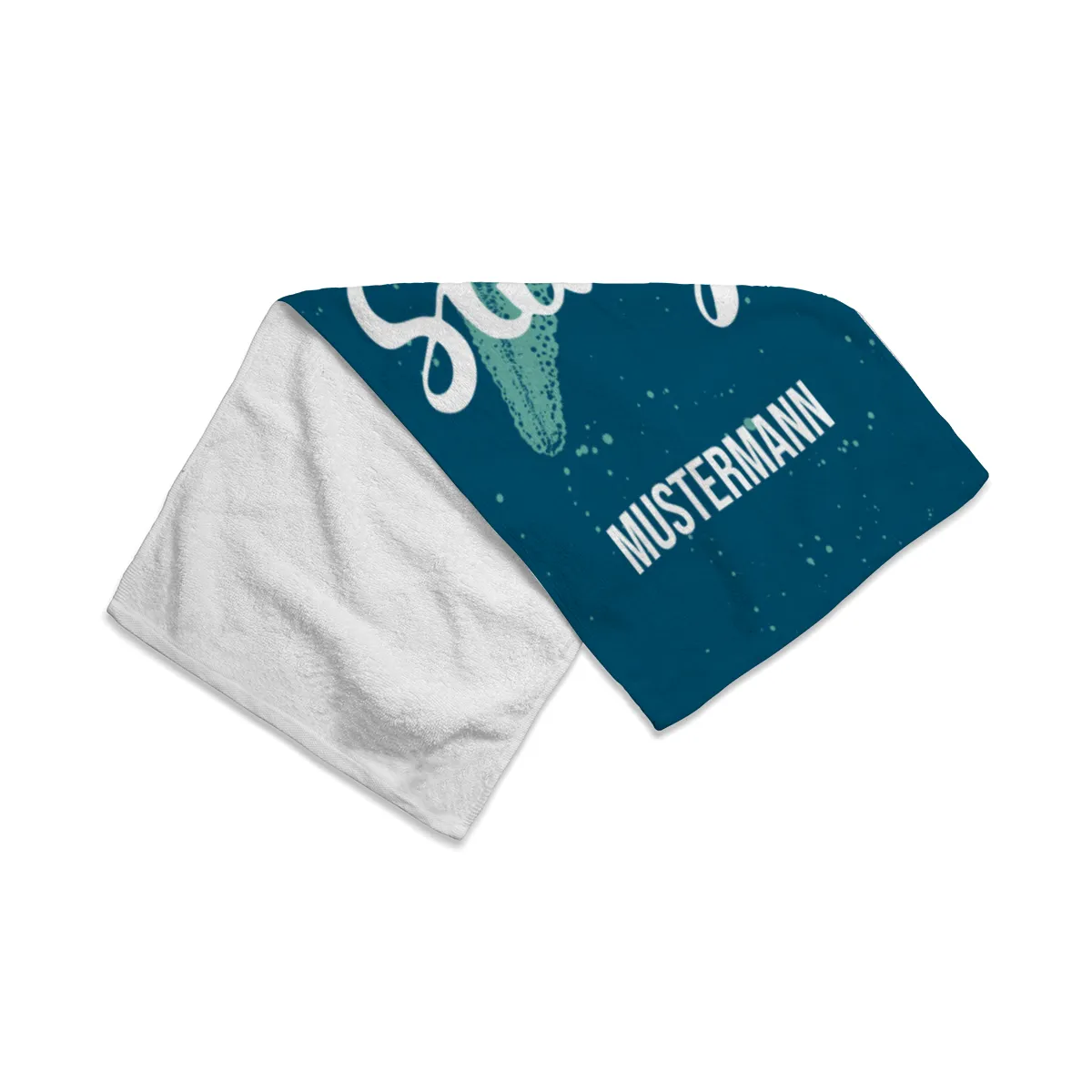 Badetuch Sommer - mit Namen personalisierbar - personalisiertes Namens-Badetuch - Strandtuch mit Wunschtext - Stay Salty