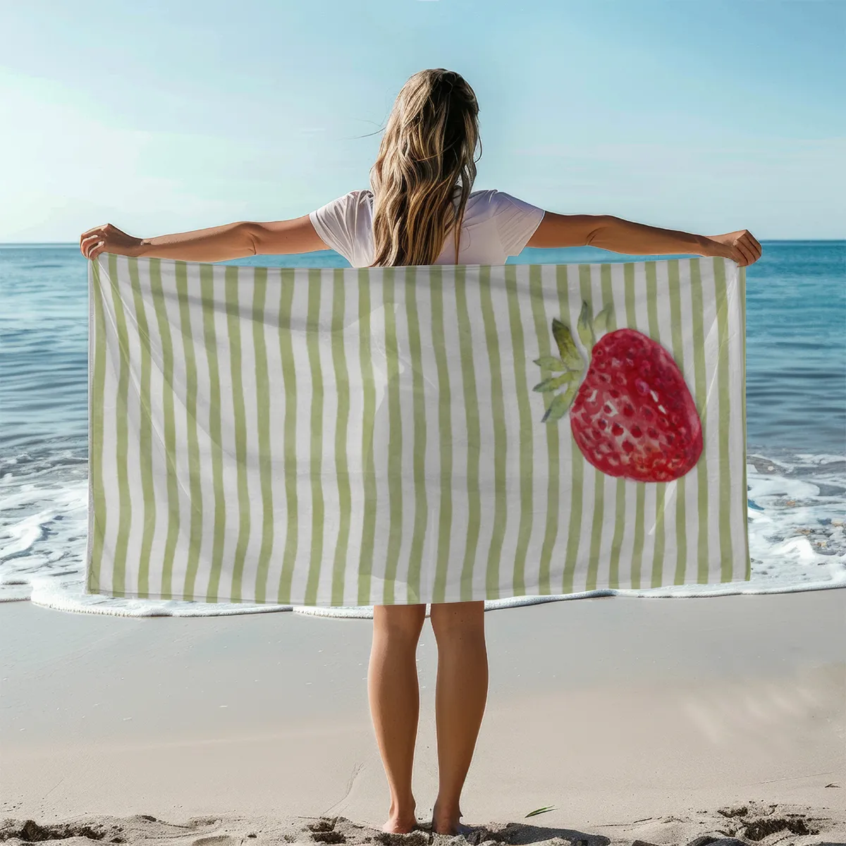 Strandtuch Strawberry Stripes