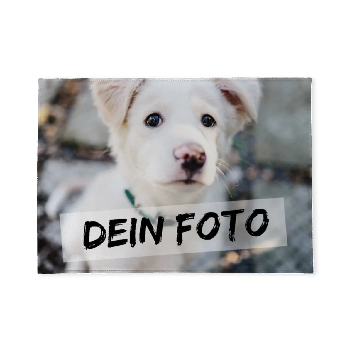 Fußmatte personalisiert mit Foto - Geschenkidee für Familie, Paare, zum Einzug - Türvorleger mit Bild bedruckt 1 Foto 70 x 50 cm