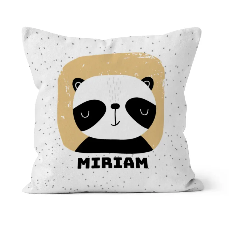 Samtkissenbezug Sweet Panda
