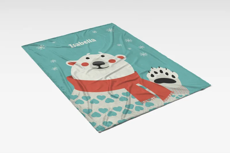 Wohndecke Eisbär