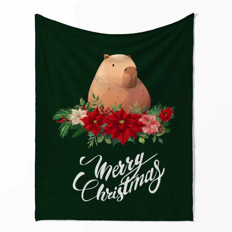 Wohndecke Merry capy christmas