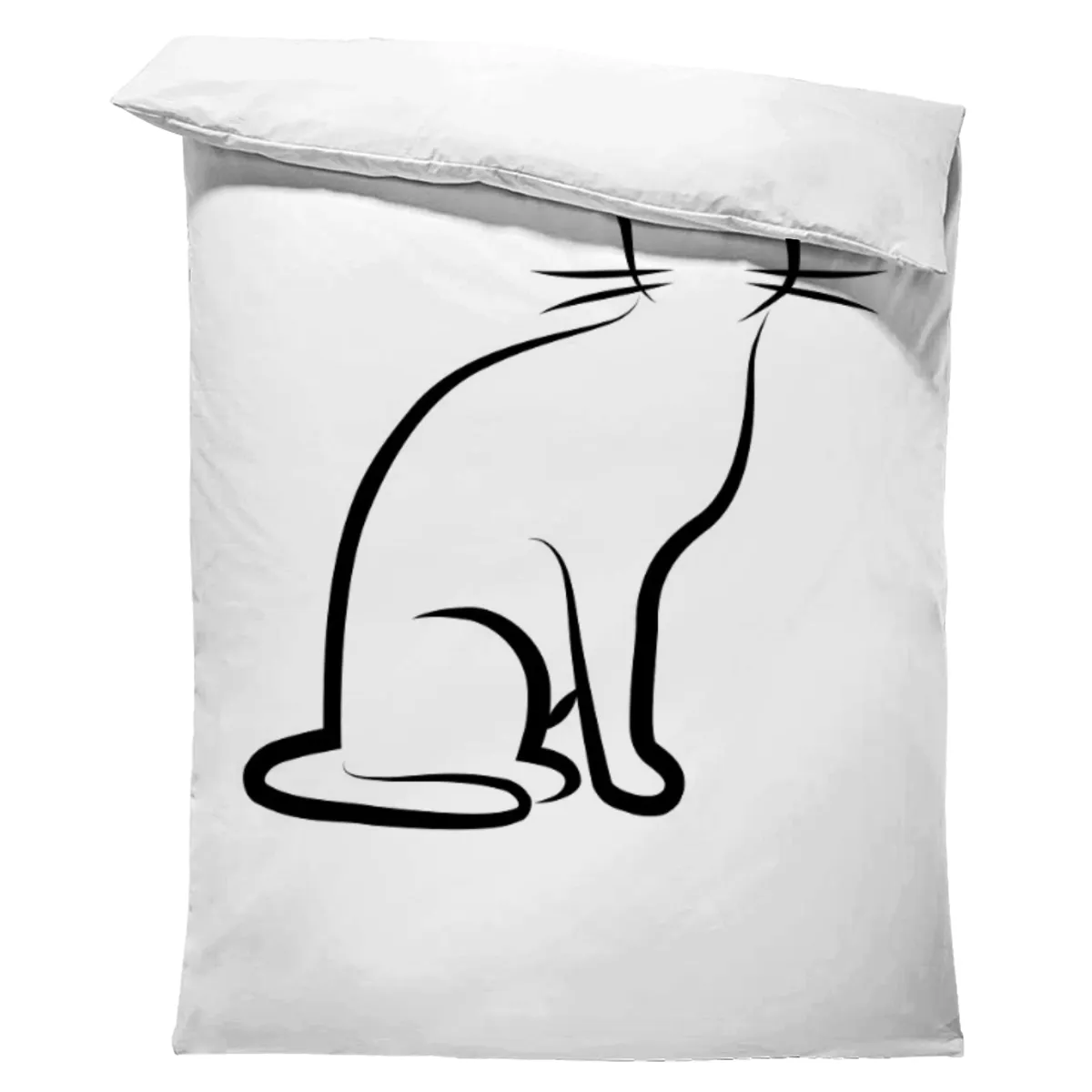 Bettwäsche-Set Black Cat 1 Mikrofaser