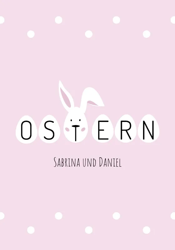 Kuscheldecke Ostern rosa - mit Namen personalisierbar - Geschenkidee Ostern, Osterdeko Ostern rosa 140 x 200 cm
