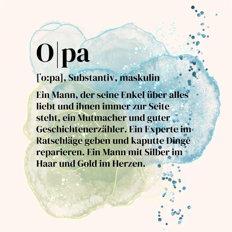 Personalisiertes Fotokissen - Vorderseite mit Foto personalisierbar - Samtkissenbezug Oma Substantiv - Geschenk Muttertag