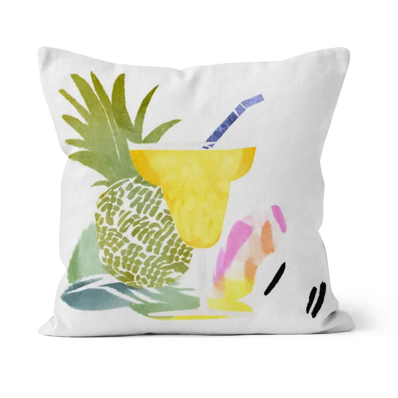 Samtkissenbezug Tropical Cocktail