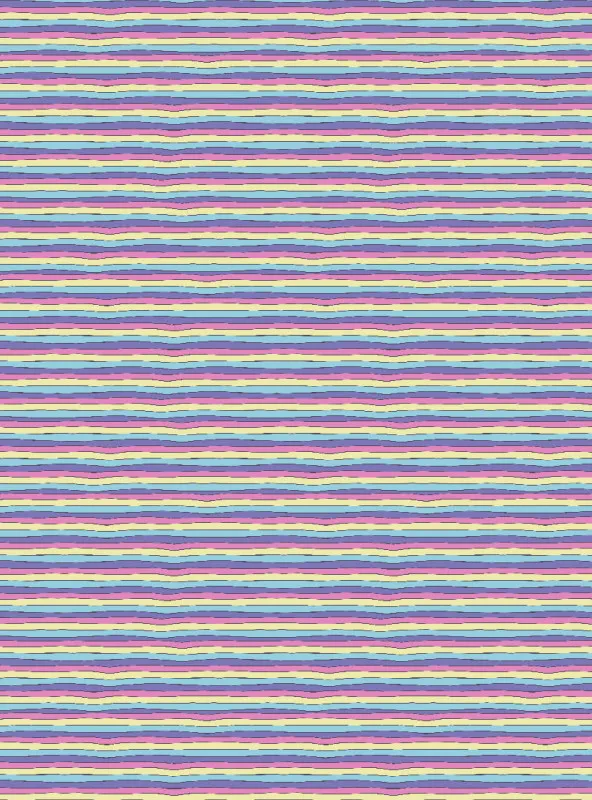 Kinderbettwäsche-Set Colorful Stripes Mikrofaser