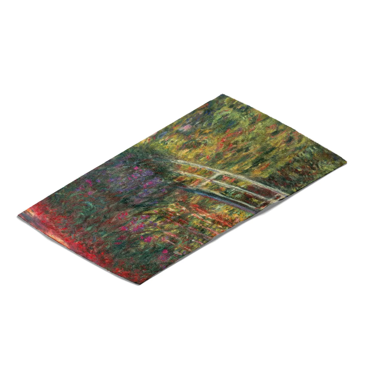 Handtuch Japanische Brücke im Garten von Giverny - Claude Monet
