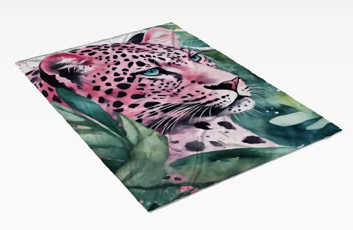 Wohndecke Pink Leopard