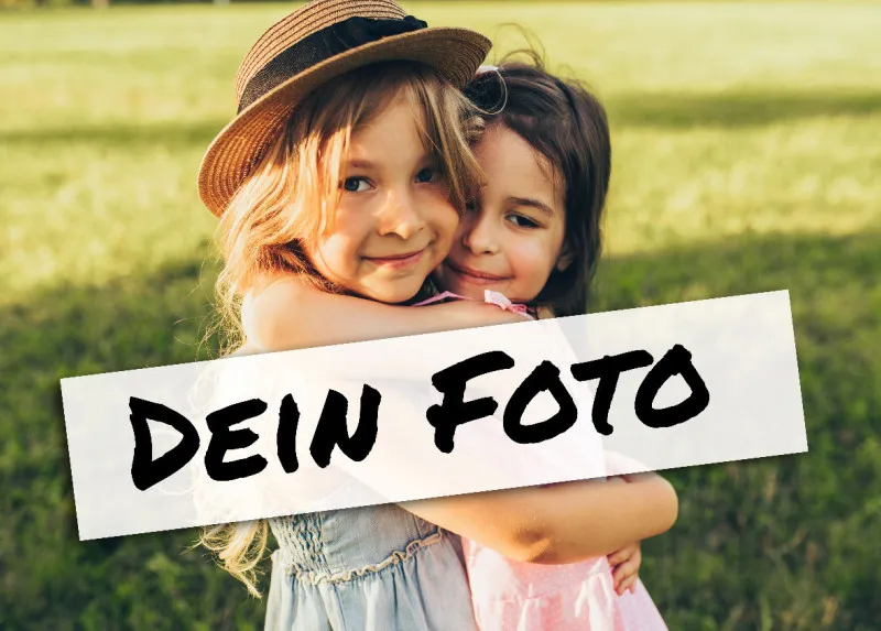 Fotopuzzle mit eigenem Bild - Puzzle selbst gestalten 1000 Teile Quer - Schachtel Puzzleteile schwarz - mit Foto personalisiert - Geschenk Geburtstag