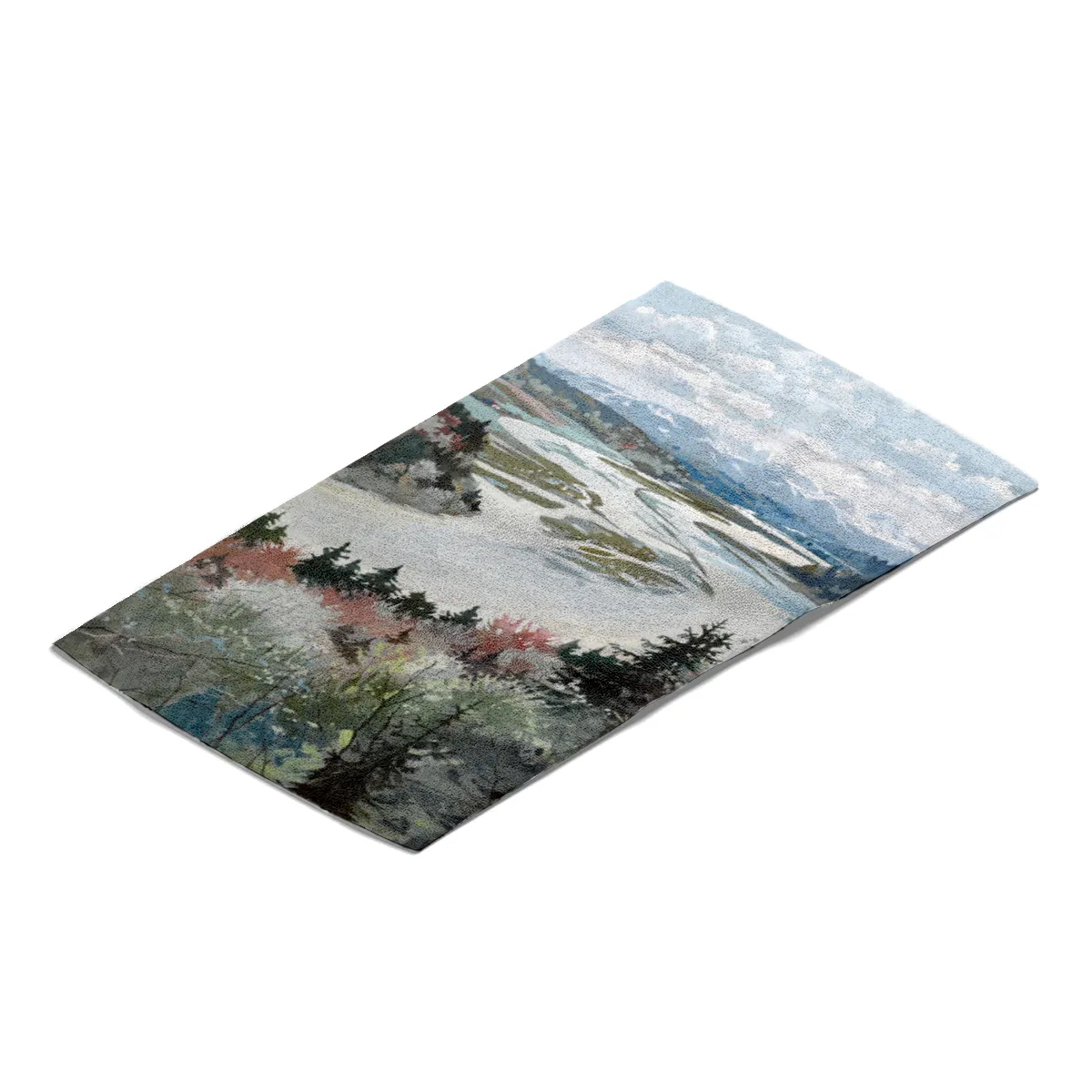 Handtuch Landschaft im Isartal - Alfred Haushofer