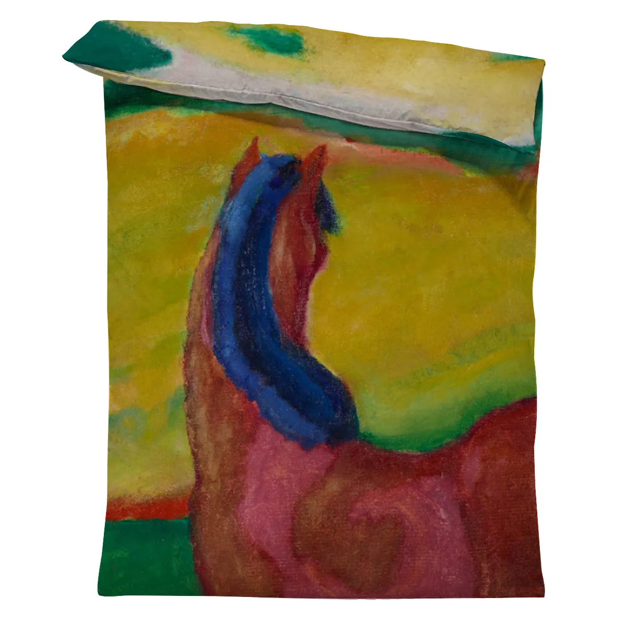 Motivbettwäsche Marc - Pferd in Landschaft Baumwolle