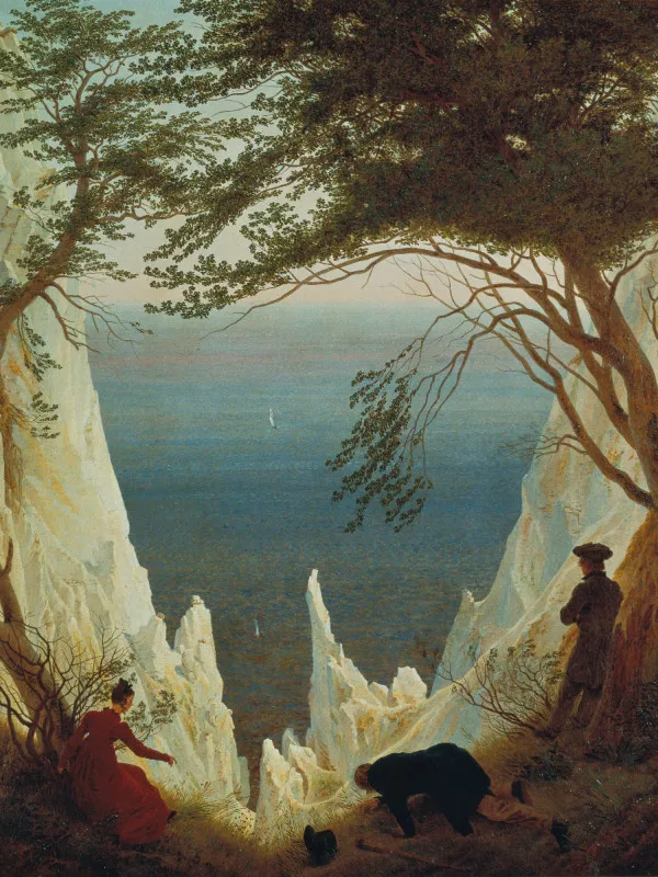Premium-Leinwand Caspar David Friedrich