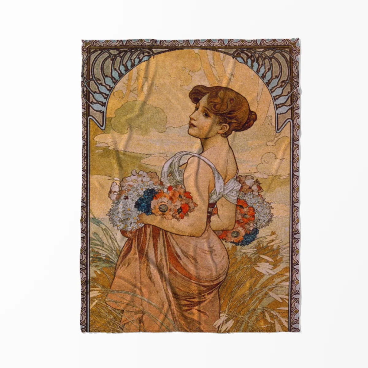 Kuscheldecke Jahreszeiten: Der Sommer - Mucha