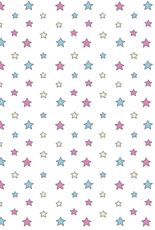 Kinderbettwäsche-Set Colorful Stars Mikrofaser