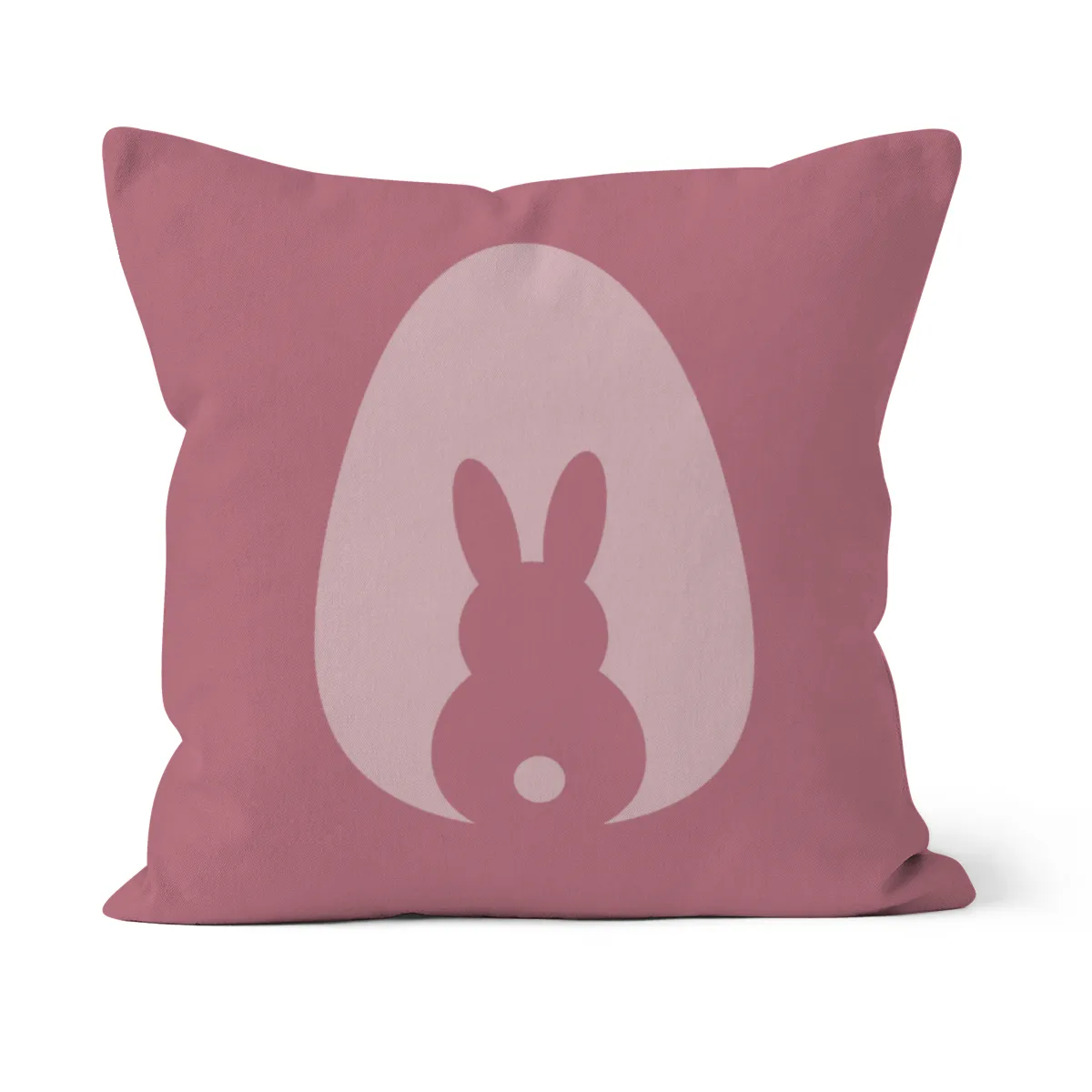 Samtkissenbezug Hase im Ei