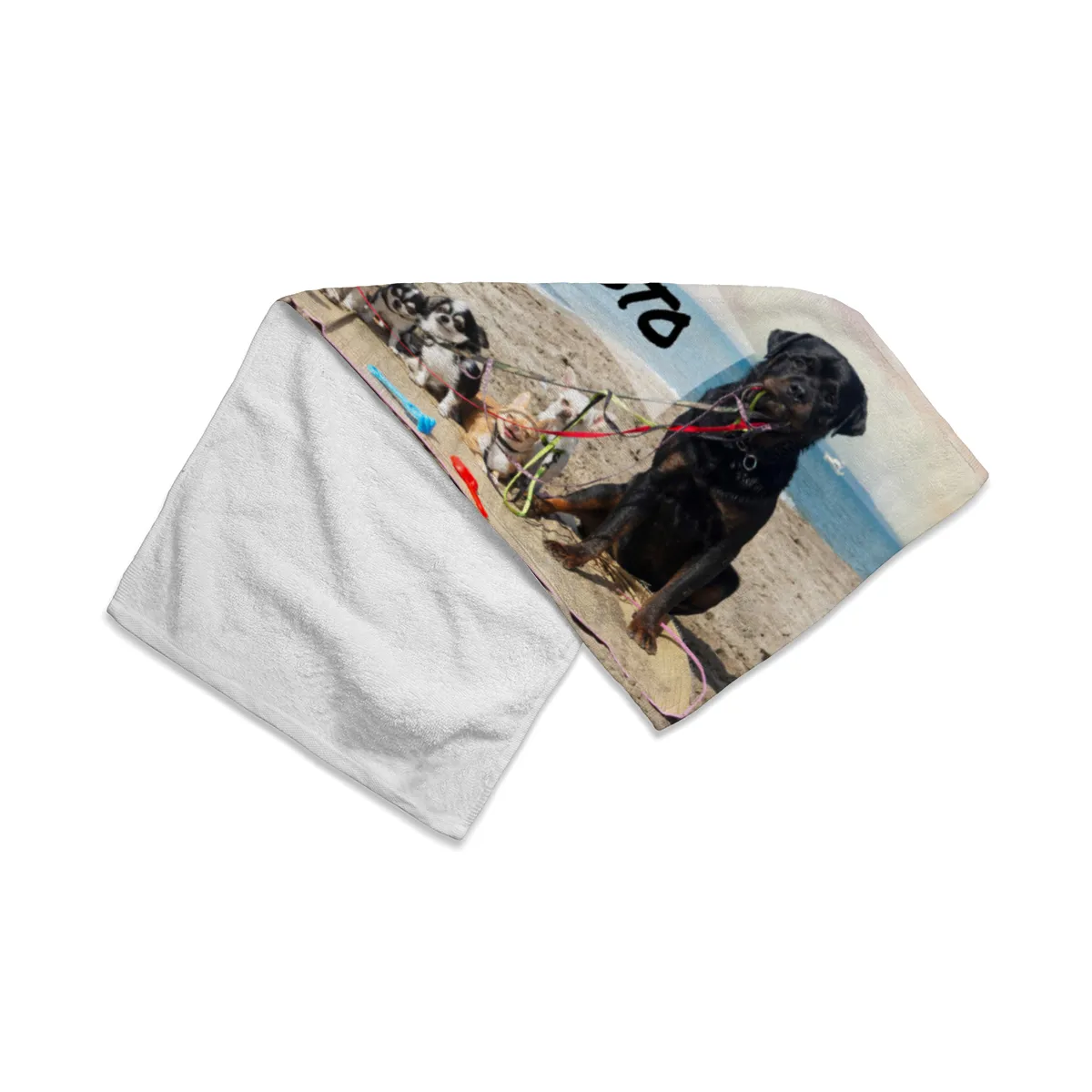 Handtuch mit Foto - personalisiertes Fotohandtuch - Foto-Handtuch selbst gestalten - 1 Foto
