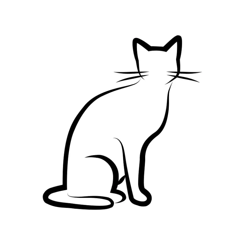 Bettwäsche-Set Black Cat 1 Mikrofaser