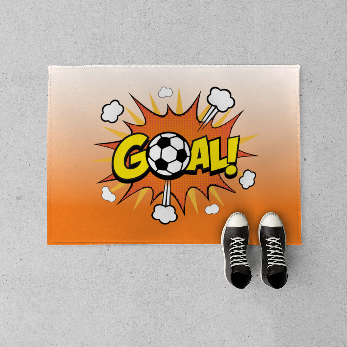 Fußmatte Comic-Style "Goal"