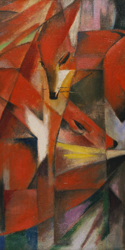 Duschtuch Füchse - Franz Marc