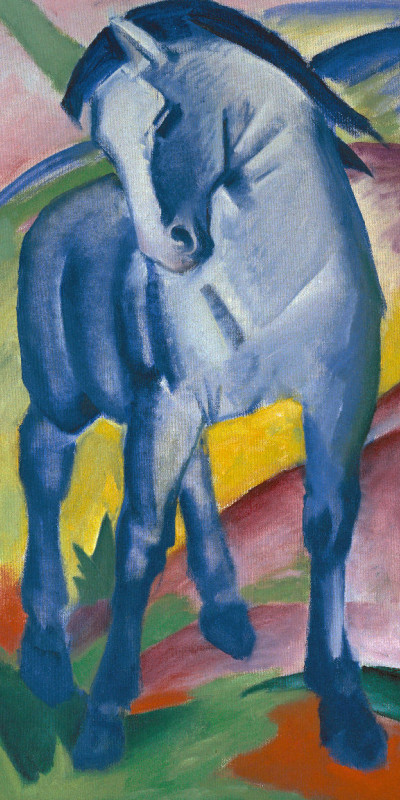 Handtuch Blaues Pferd - Franz Marc