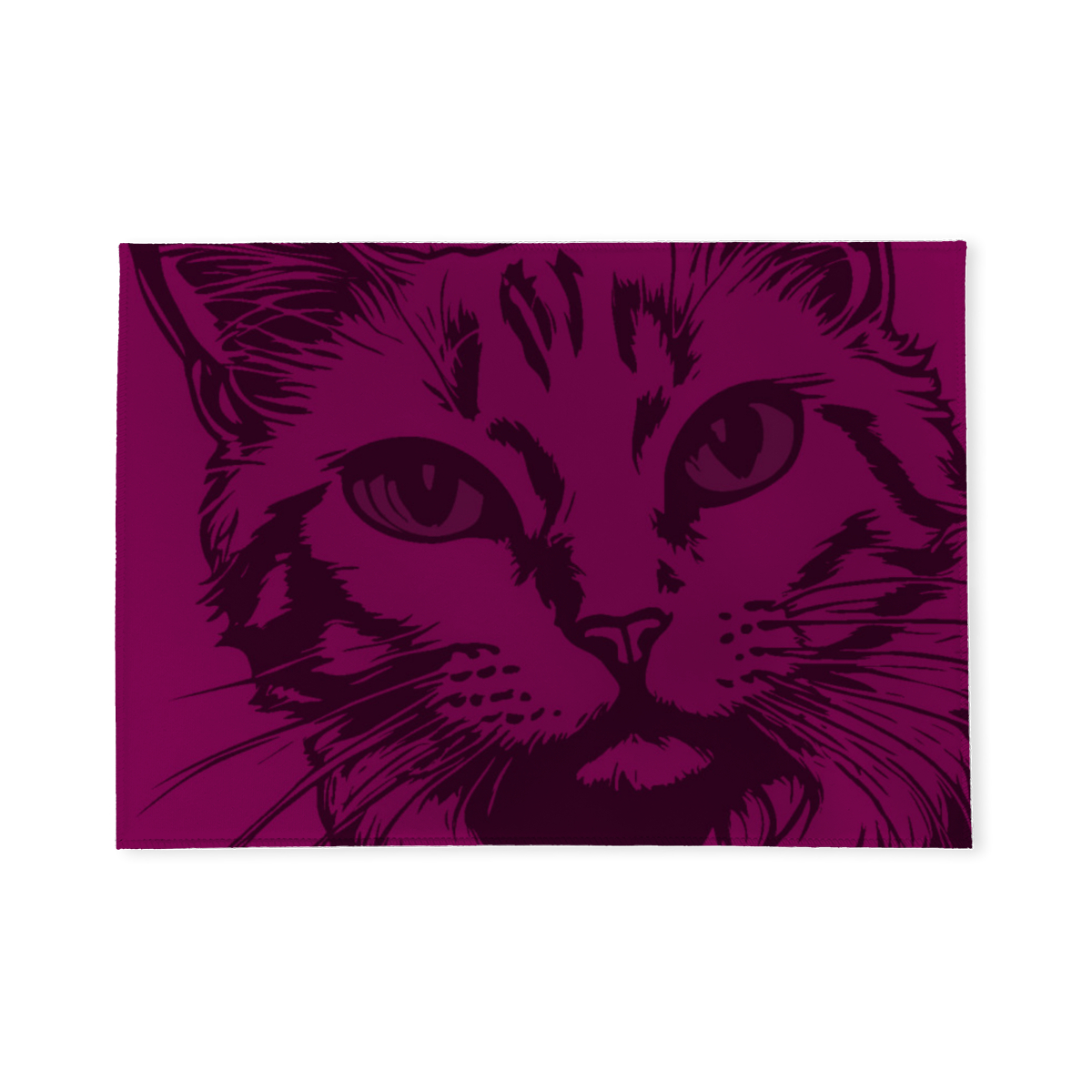 Fußmatte Katzenporträt