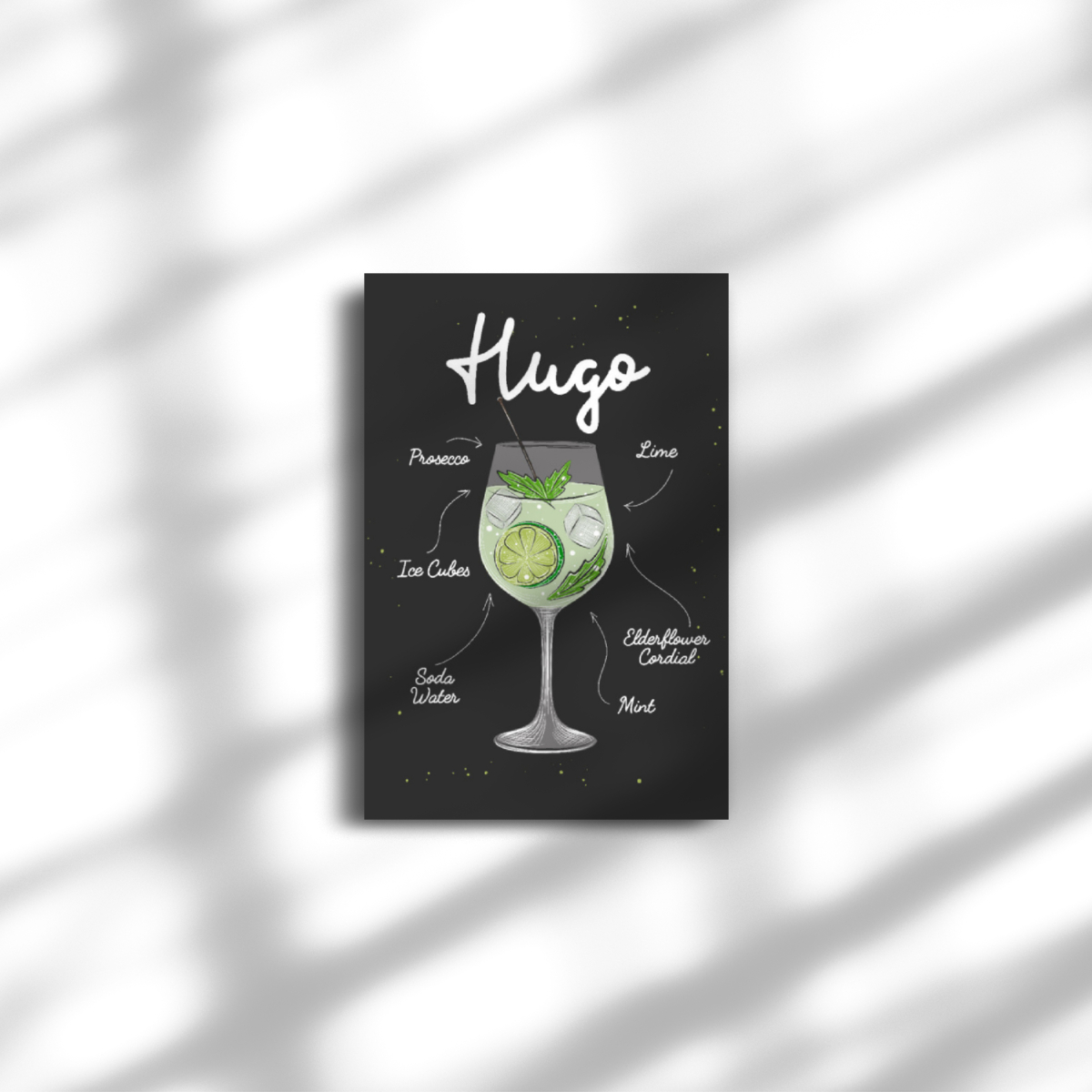 Leinwand Hugo Cocktail
