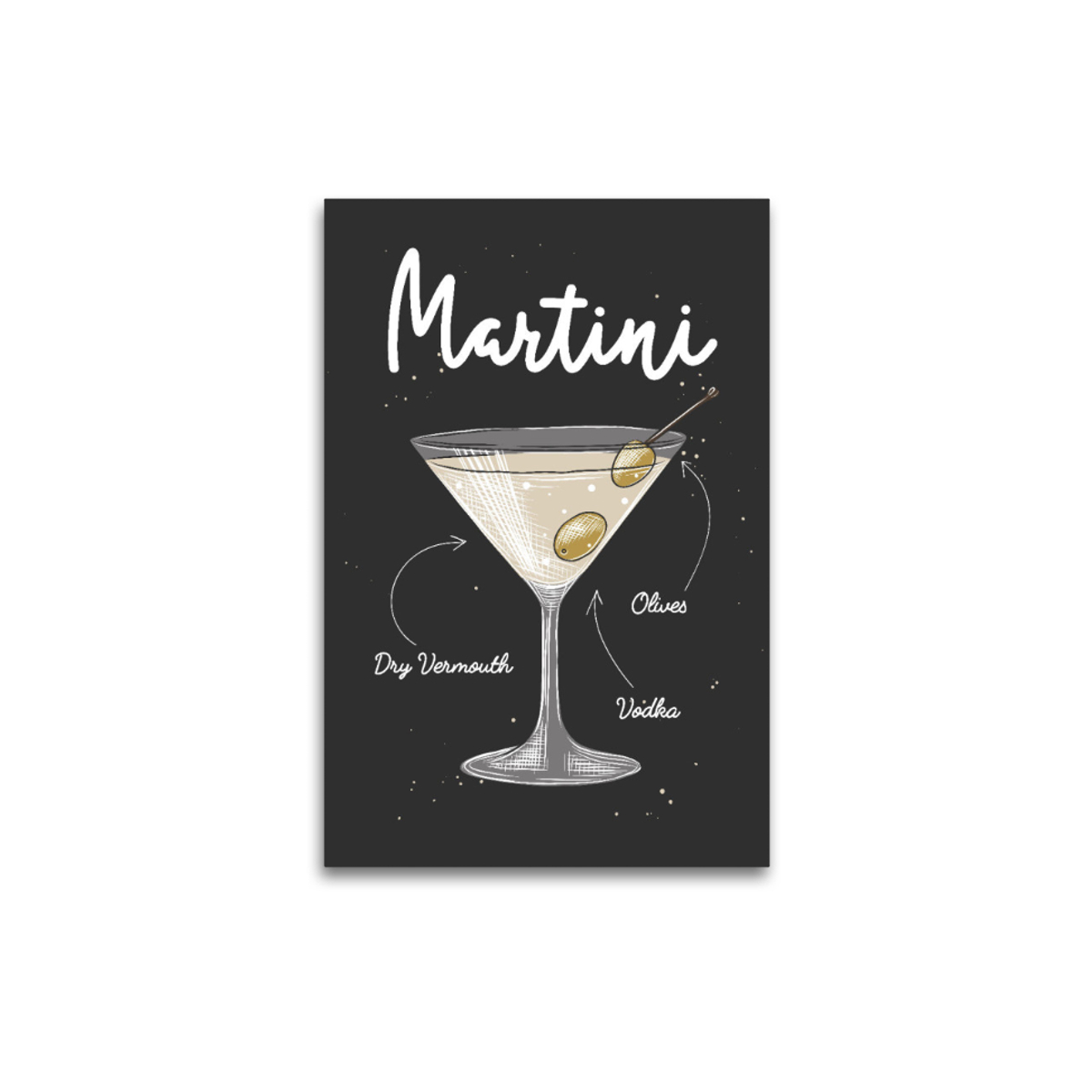 Leinwand Martini Cocktail